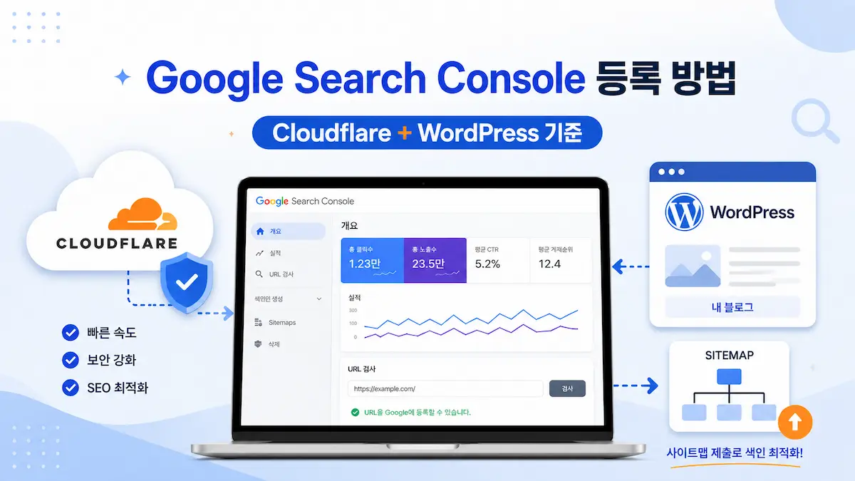 워드프레스 블로그를 Google Search Console에 등록하는 방법