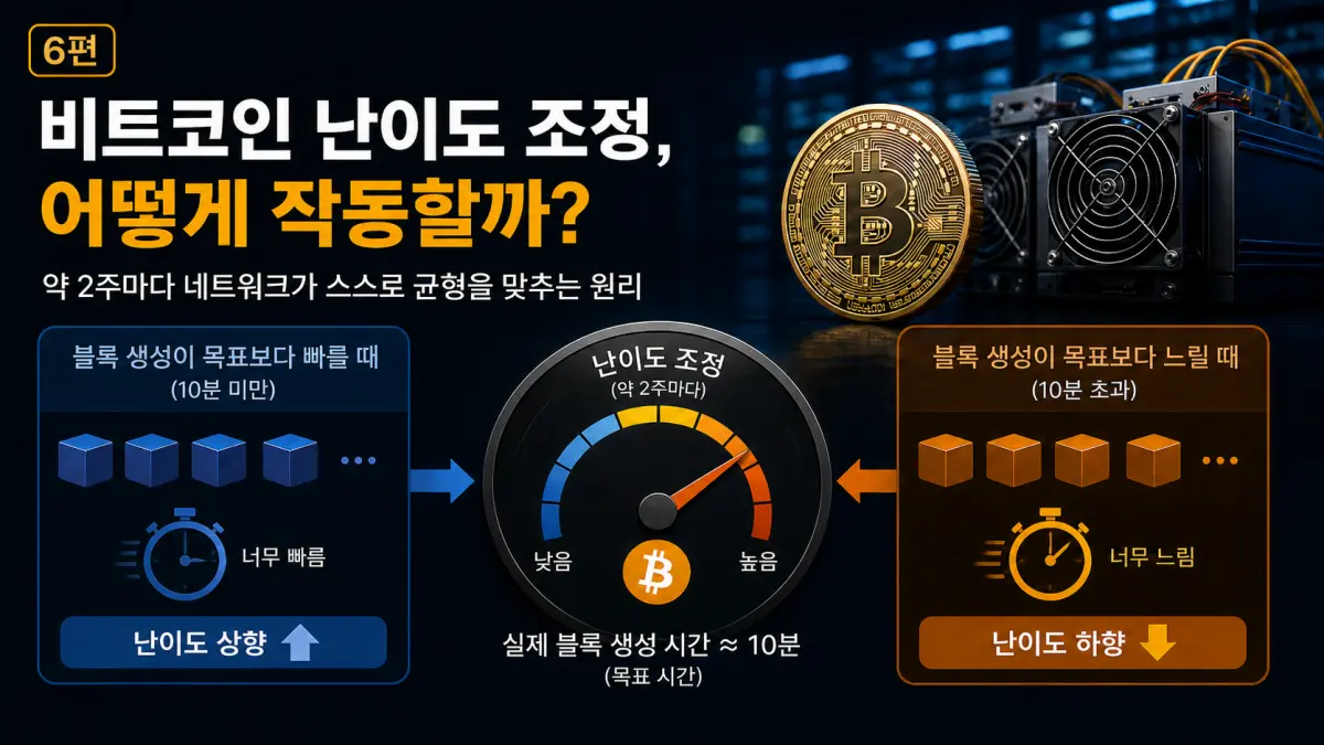비트코인 채굴 장비와 난이도: CPU, GPU, ASIC 그리고 난이도 조정