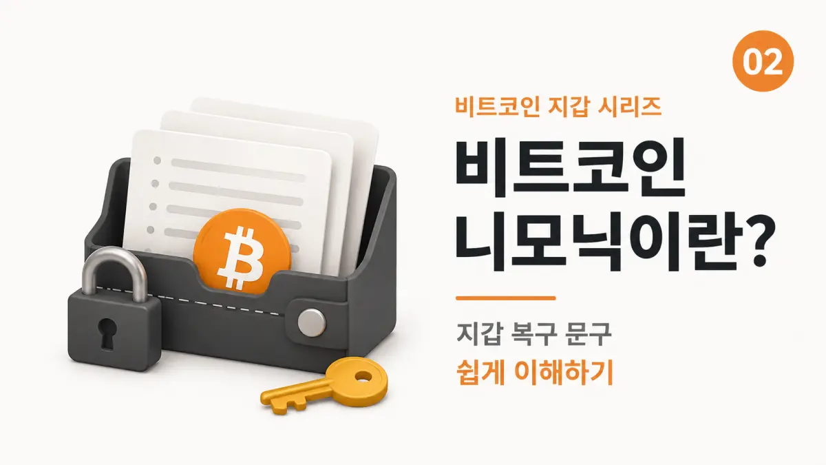 비트코인 니모닉이란? 지갑 복구 문구를 쉽게 이해하기
