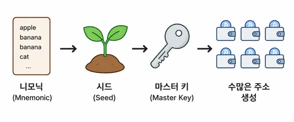 hd-wallet-mnemonic-seed-master-key-addresses